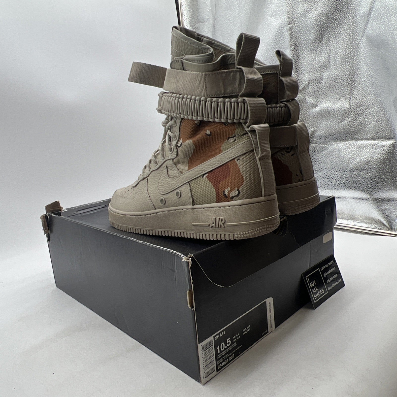 Size 10.5 - Nike SF Air Force 1 Desert Camo (864024-202)