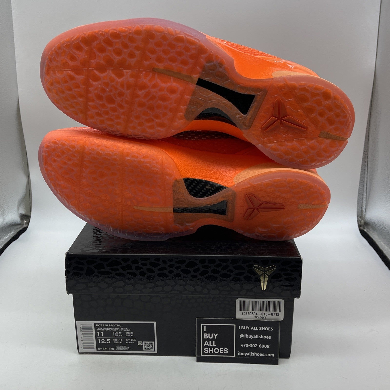 Size 11 - Nike Zoom Kobe 6 Protro Total Orange (IH1871-800)