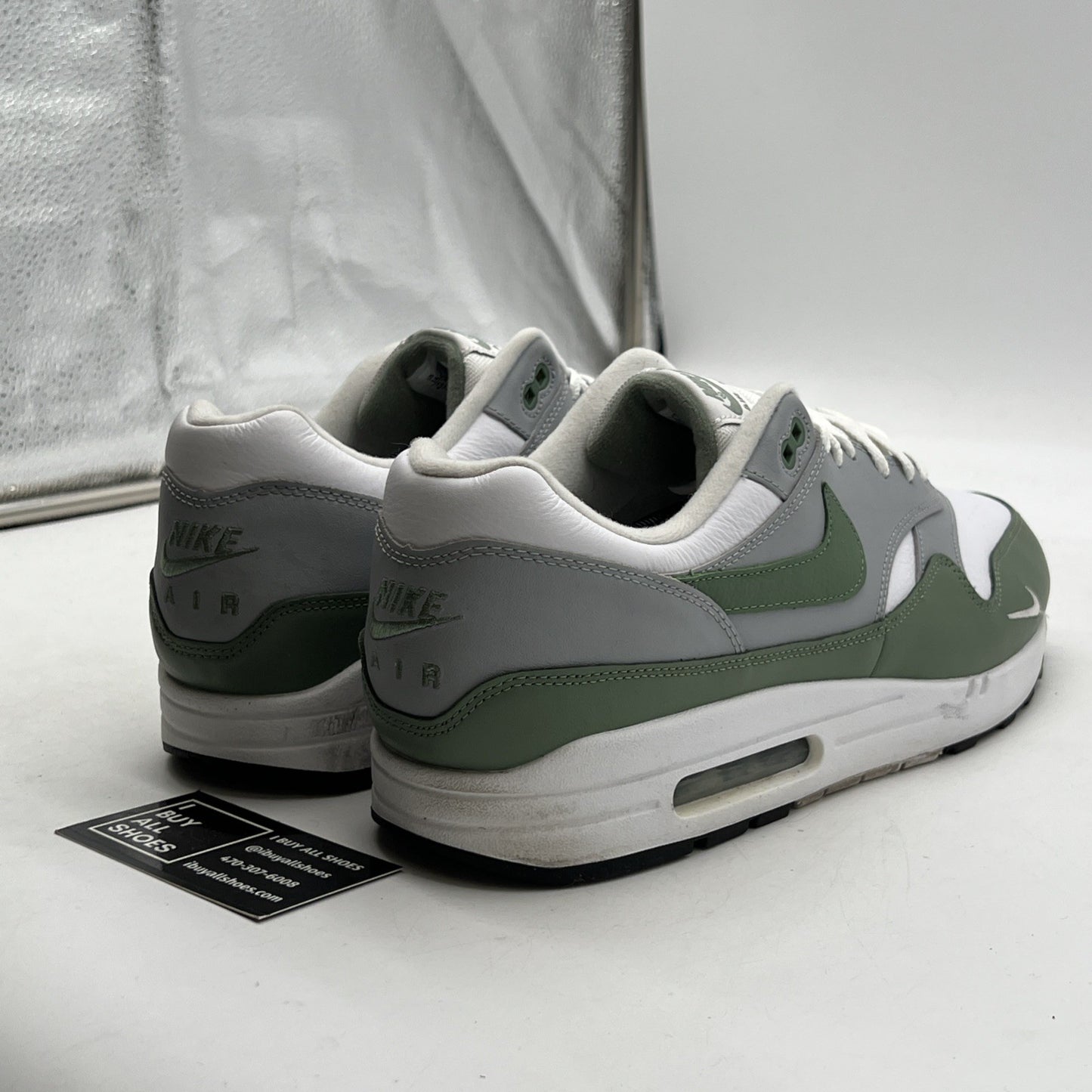 Size 14 - Nike Air Max 1 Premium Spiral Sage (DB5074-100)
