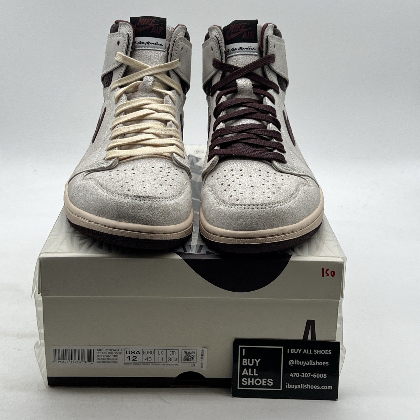 Size 12 - Air Jordan 1 OG x A Ma Maniere High Airness (DO7097-100)