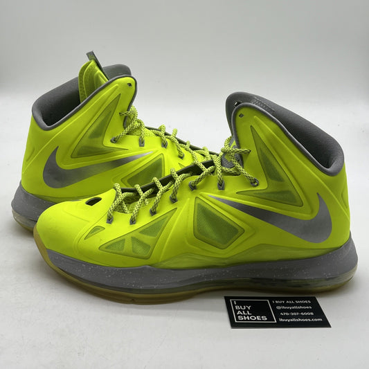 Size 13 - Nike LeBron 10 Volt - (541100-700)