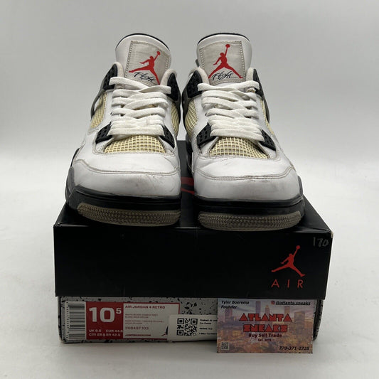 Size 10.5 - Air Jordan 4 Retro Cement 2012 (308497-103)