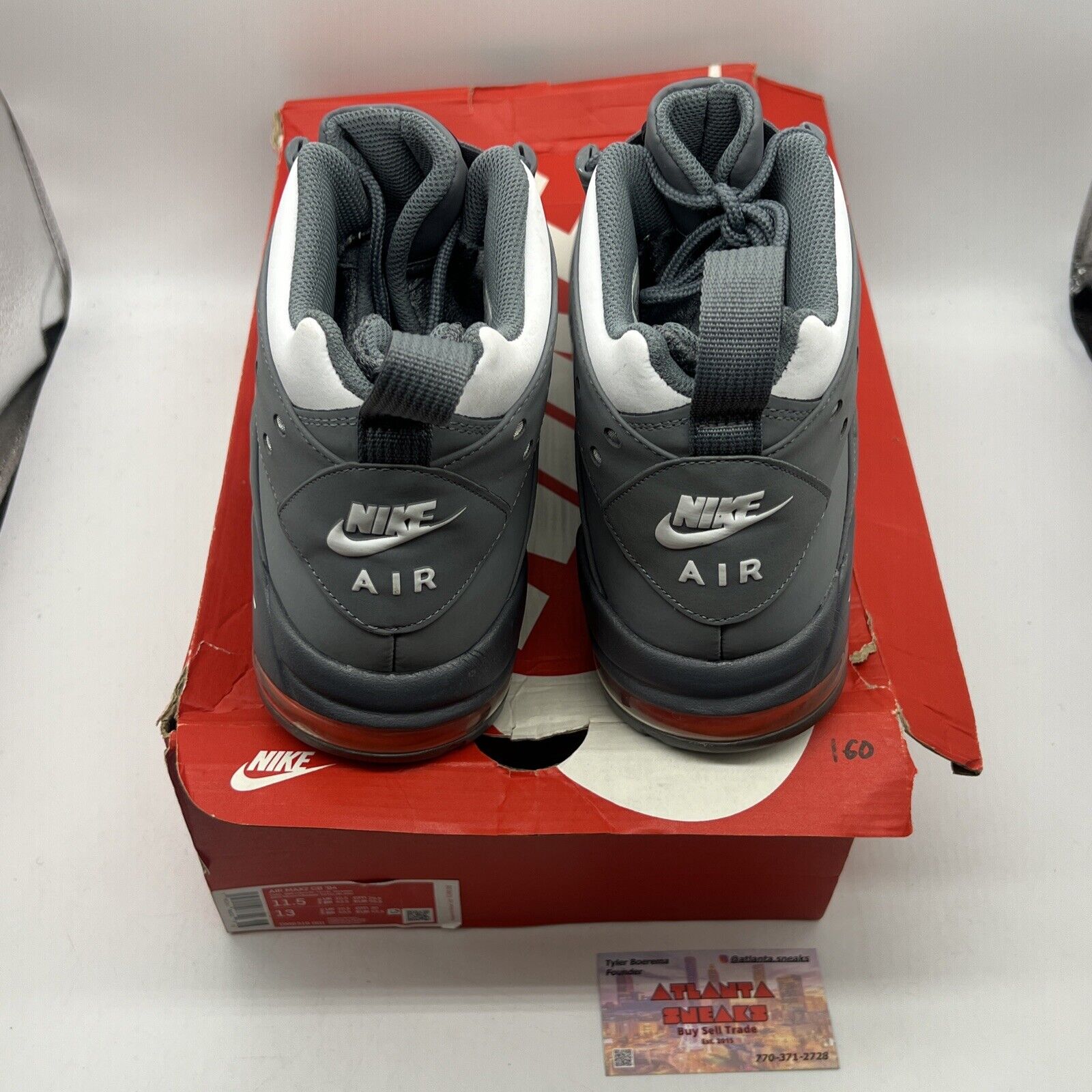 Size 11.5 - Nike Air Max 2 CB 94 2021 Cool Grey White Leather Suede (DM8319-001)