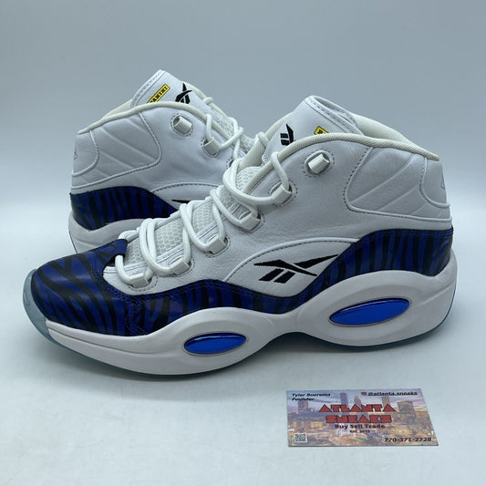 Size 13 - Reebok Panini x Question Mid Tiger Prizm Blue White (HQ1097)