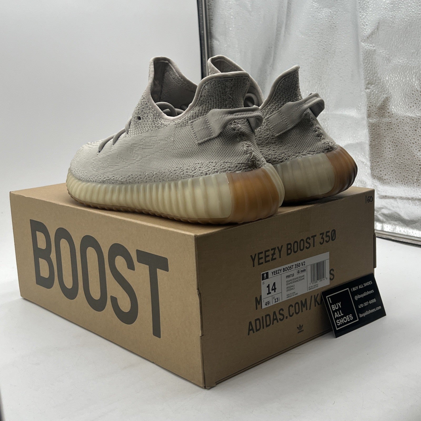 Size 14 - adidas Yeezy Boost 350 V2 Low Sesame (F99710)