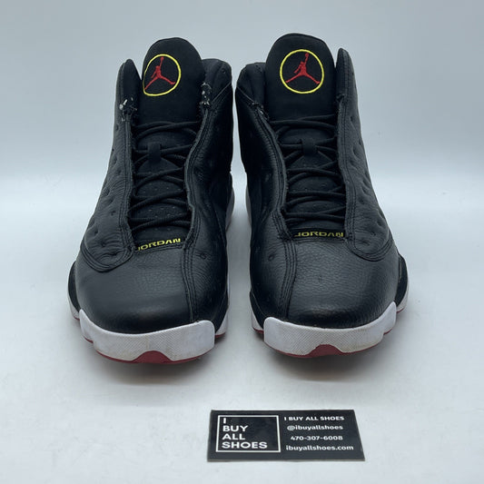 Size 13 - Air Jordan 13 Retro 2011 Playoff Black Suede Leather (414571-001)