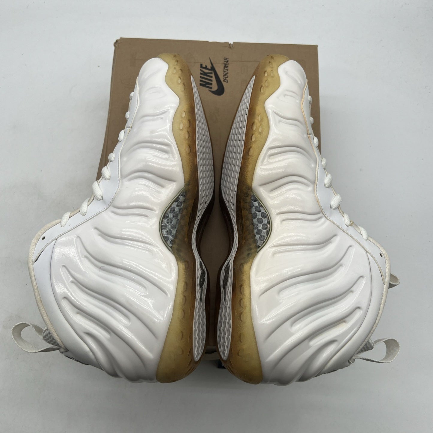 Size 9.5 - Nike Air Foamposite One White-Out (314996-100)