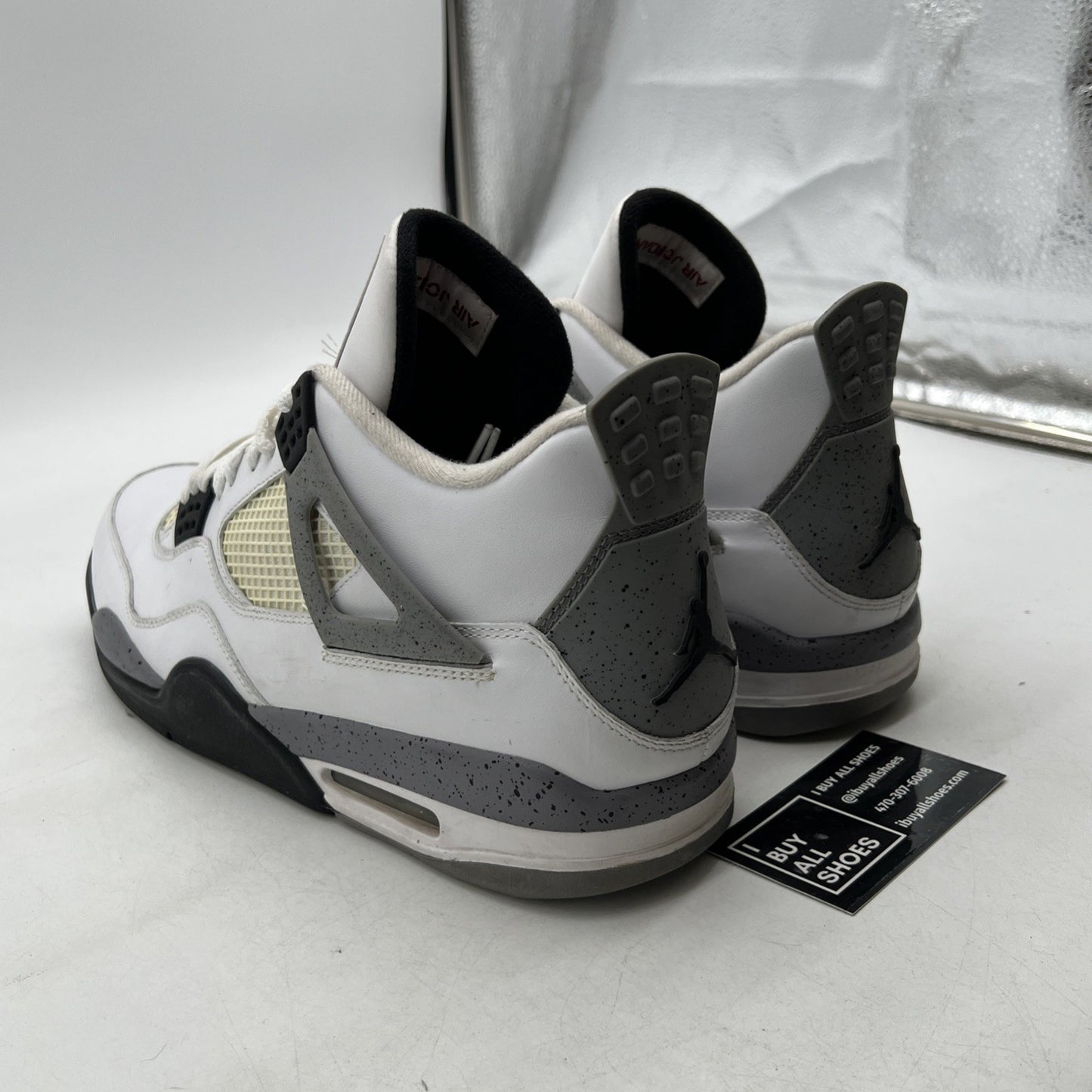 Size 13 - Air Jordan 4 Retro Cement 2012 (308497-103)