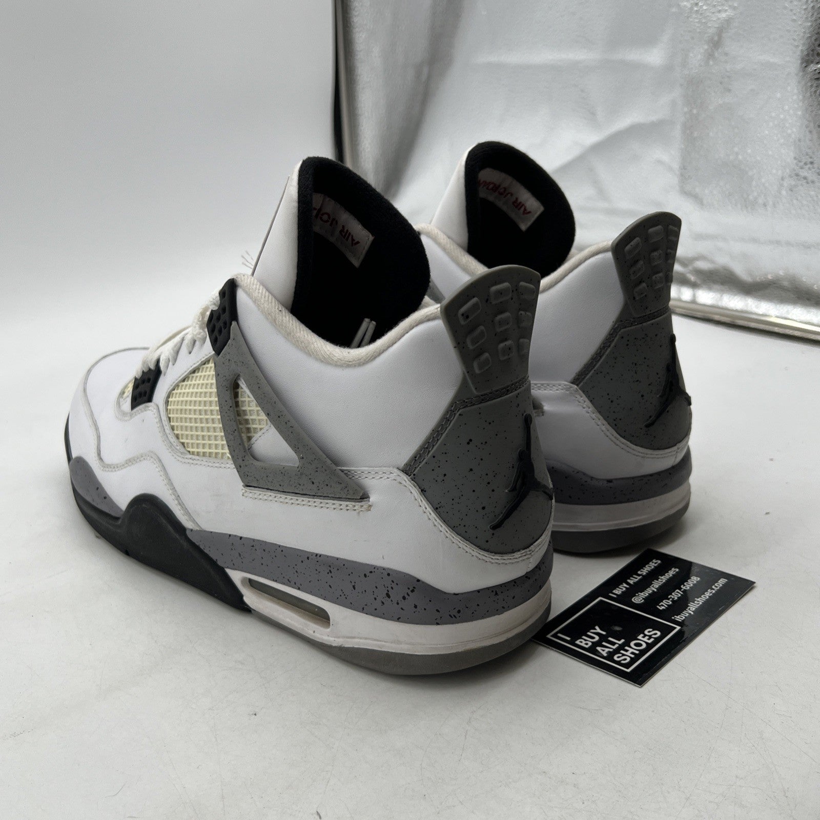 Size 13 - Air Jordan 4 Retro Cement 2012 (308497-103)