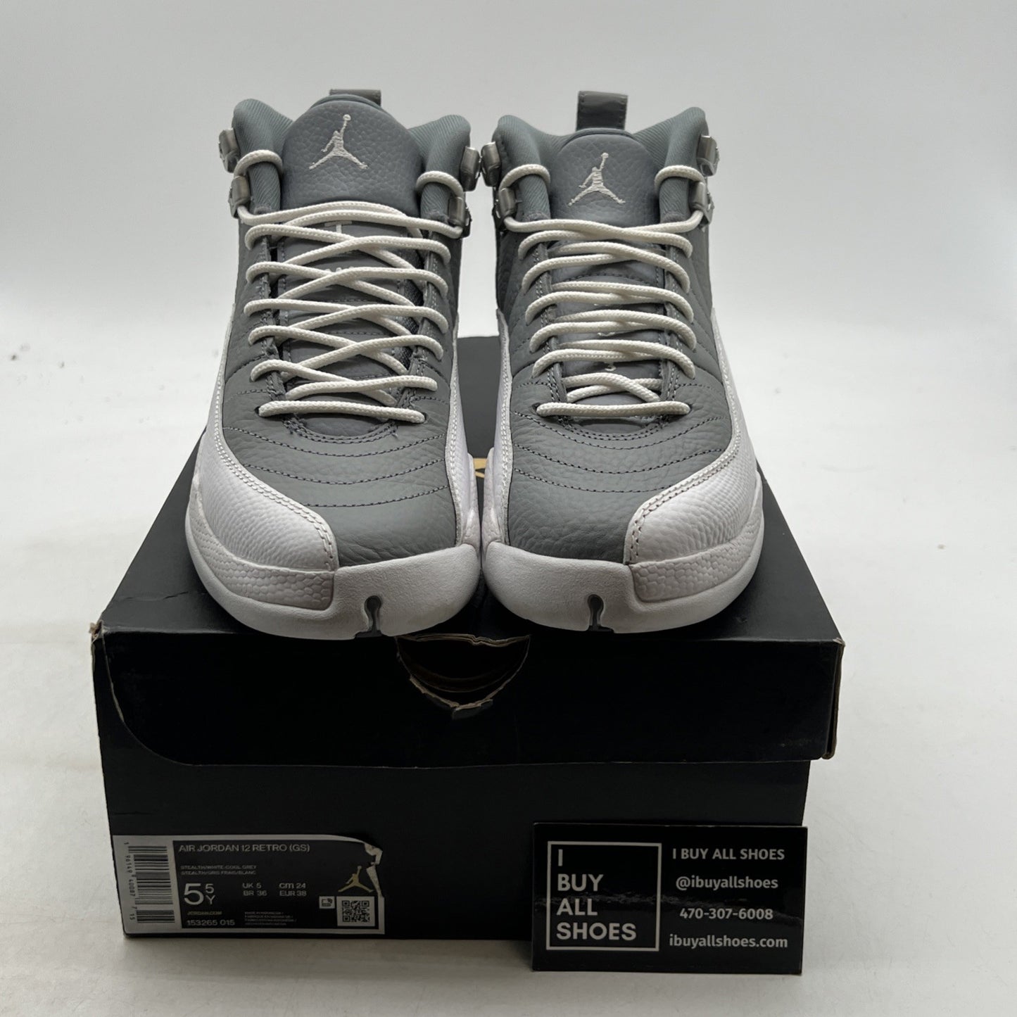 Size 5.5 - Air Jordan 12 Stealth 2022 (153265-015)