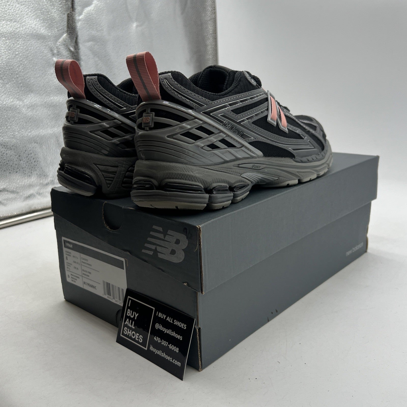 Size 8 - New Balance 1906R Black Pink Moon (M1906RHC)