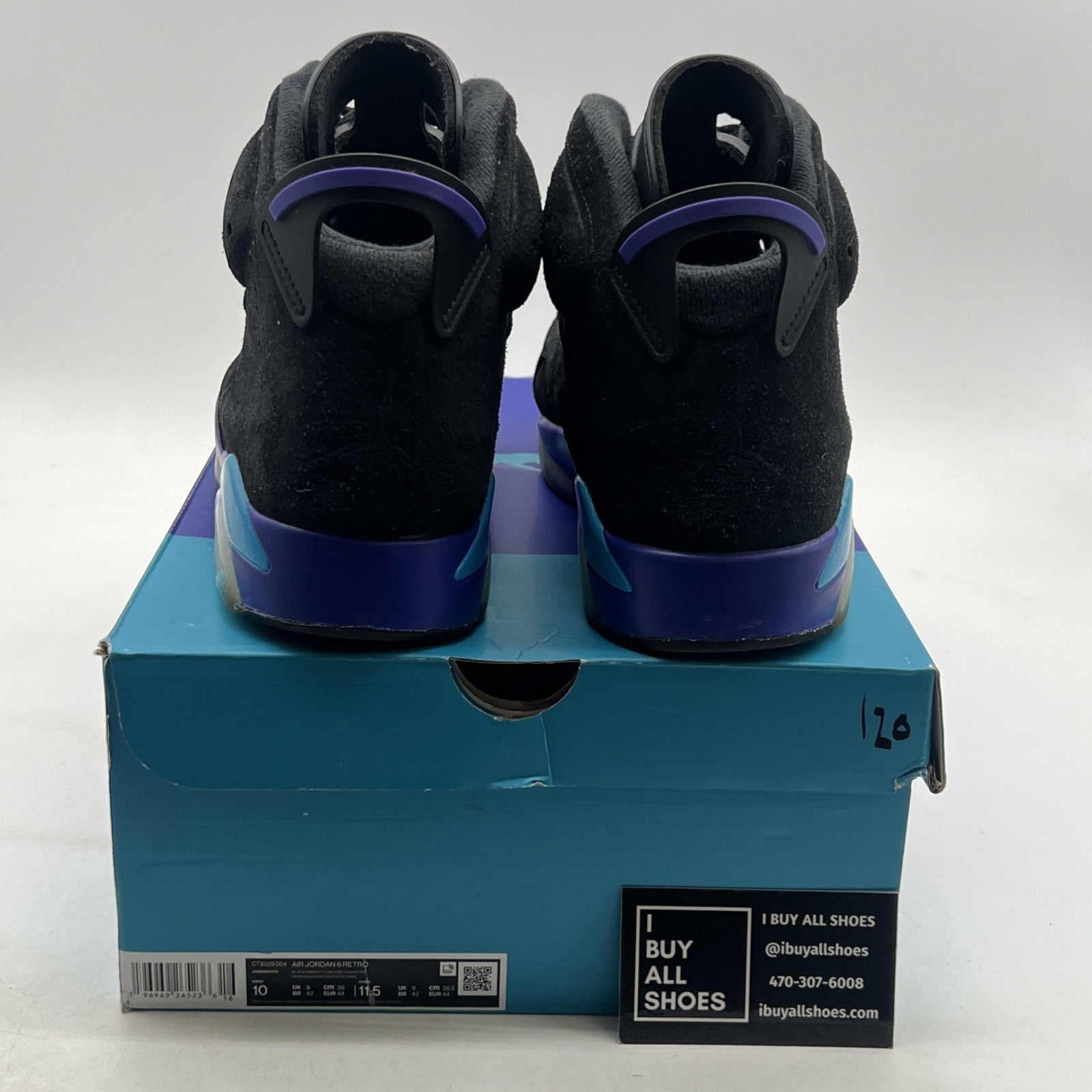 Size 10 - Air Jordan 6 Retro Aqua (CT8529-004)