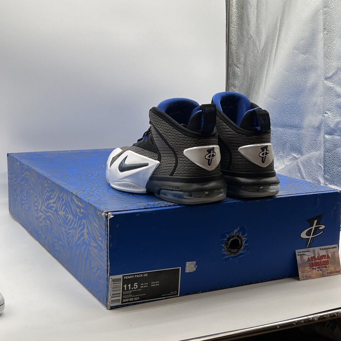 Size 11.5 - Nike Penny 6 Sharpie - (749632-001)