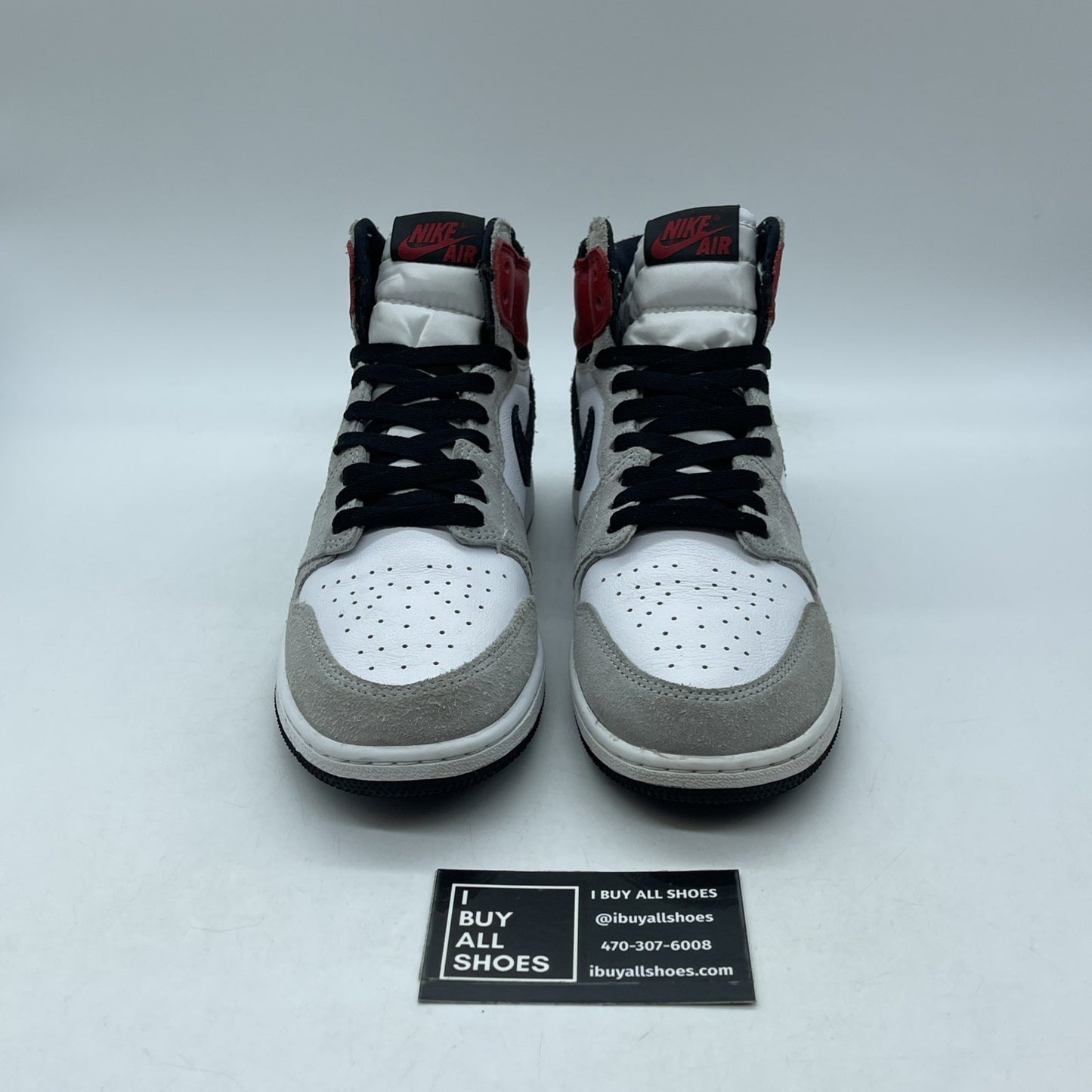 Size 6Y - Jordan 1 Retro High OG Smoke Gray 2020 Suede Leather (575441-126)