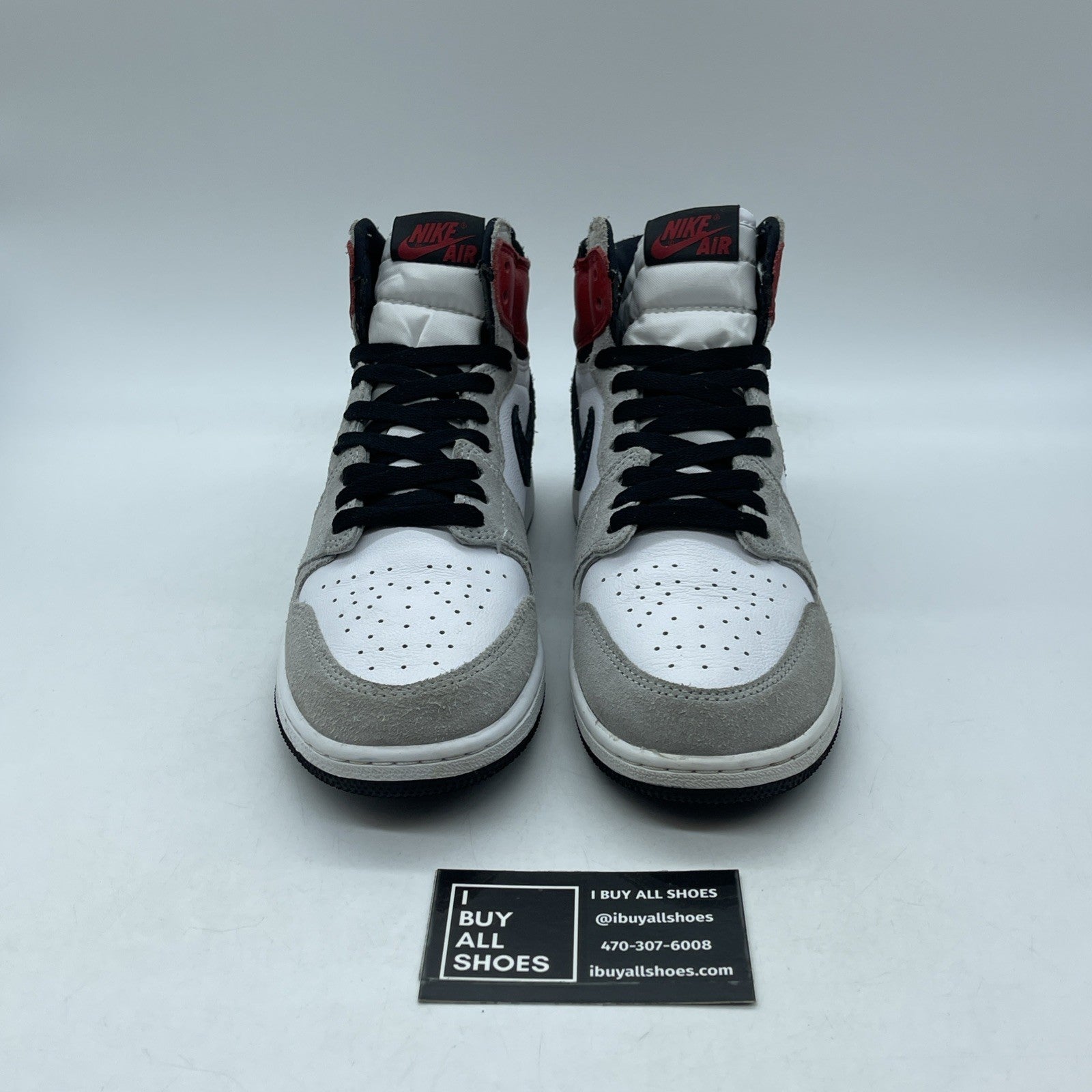 Size 6Y - Jordan 1 Retro High OG Smoke Gray 2020 Suede Leather (575441-126)