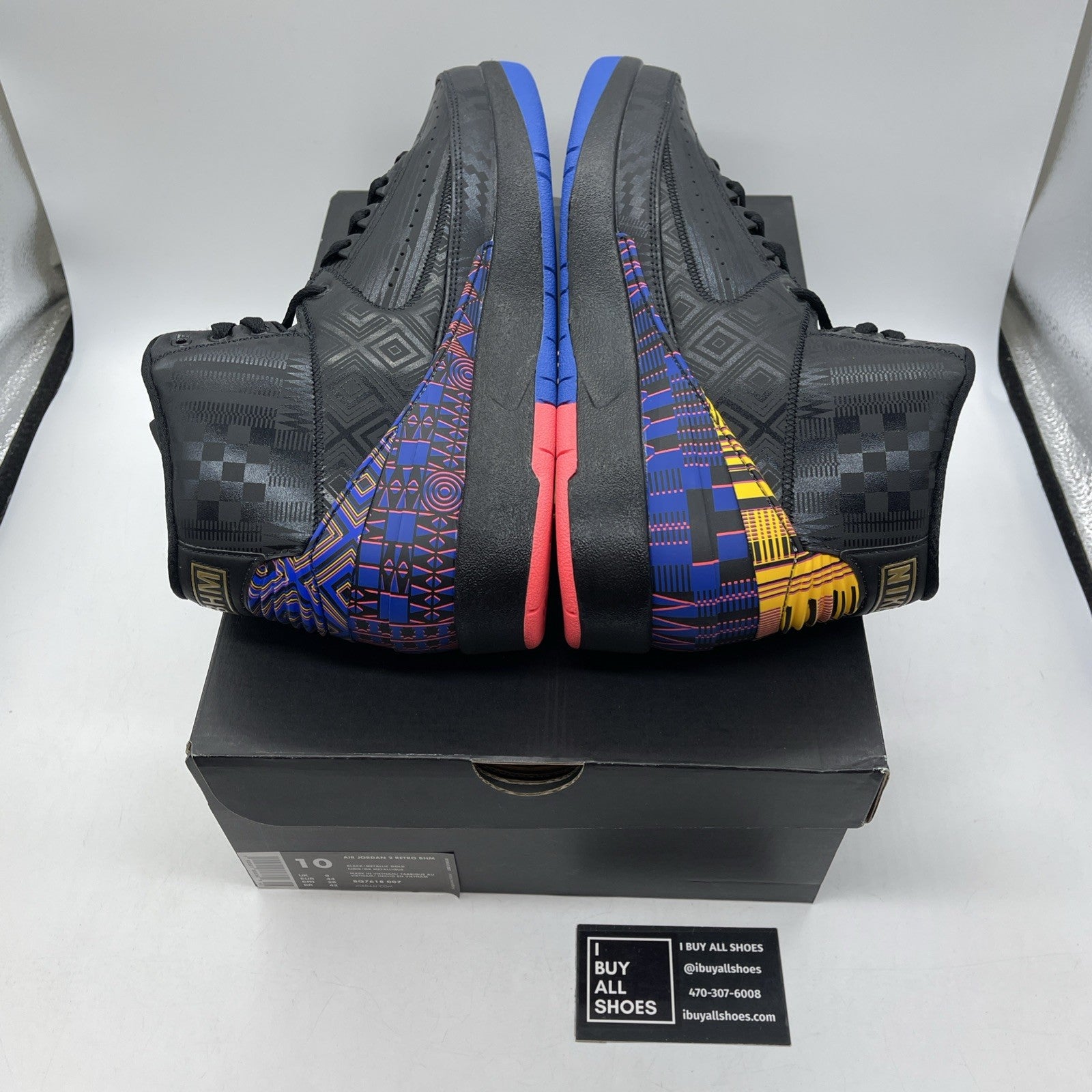 Size 10 - Air Jordan 2 Retro 2019 Black History Month Leather (BQ7618-007)