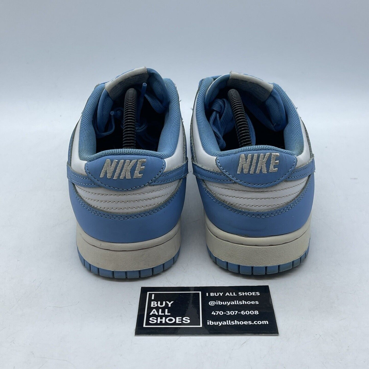 Size 9 - Nike Dunk Low University Blue White Suede Leather (DD1391-102)