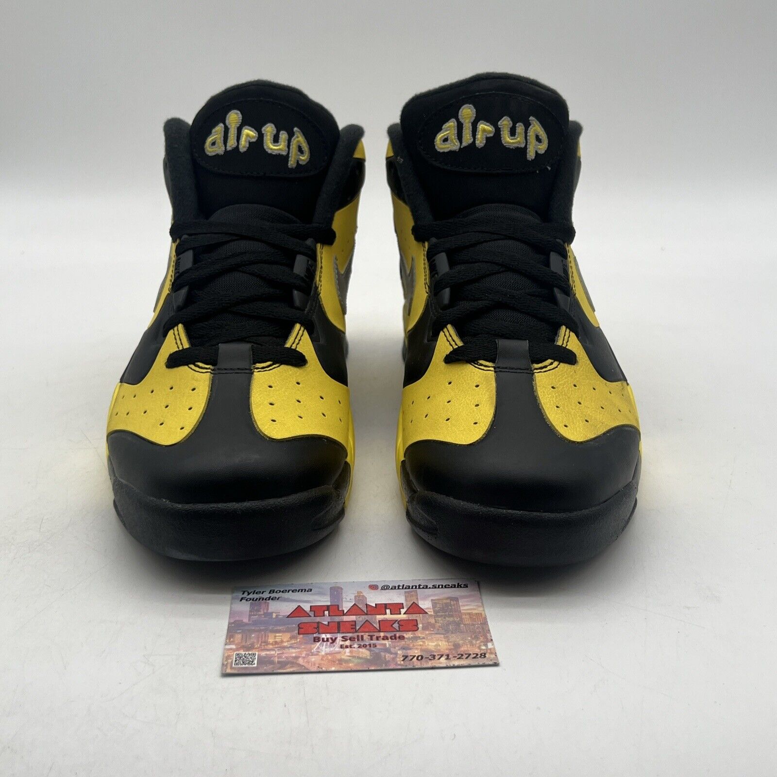 Size 9 - Nike Air Up '14 Black Yellow Strike