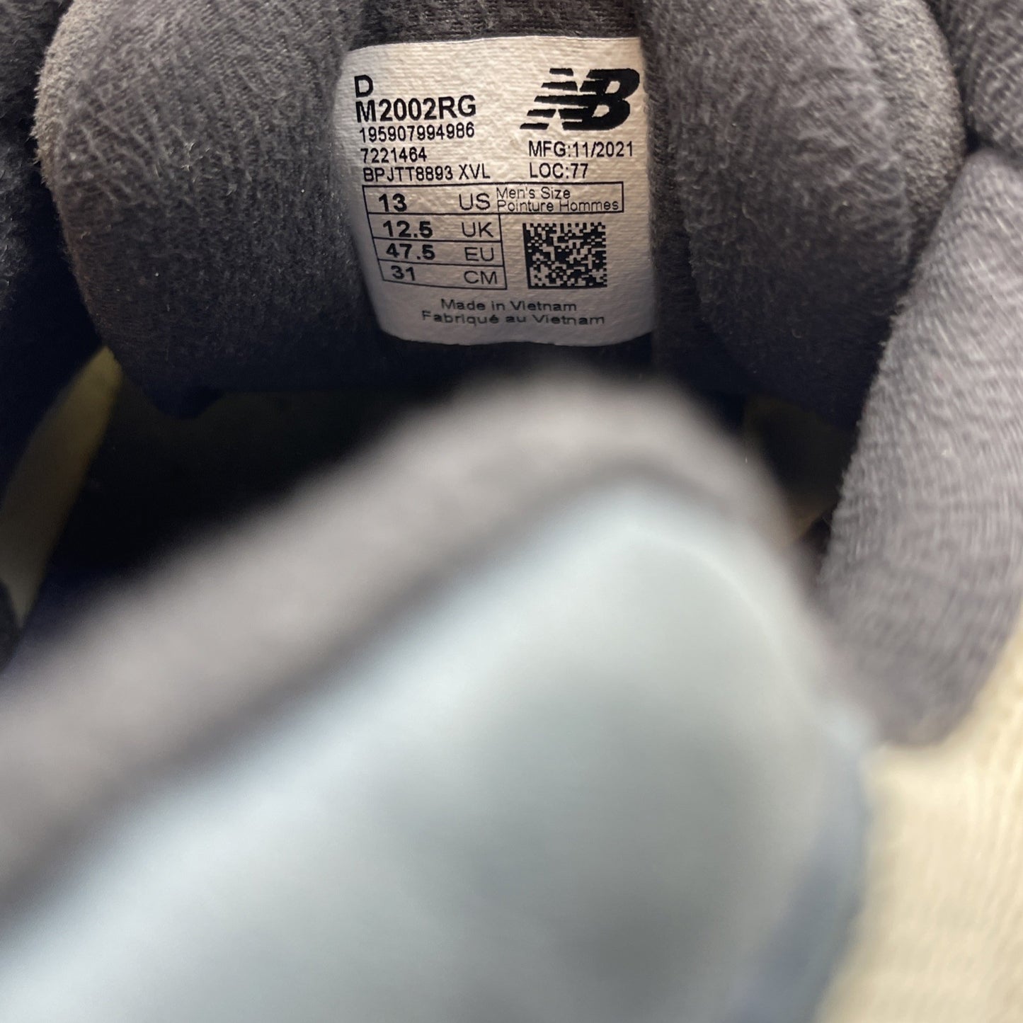 Size 13 - New Balance 2002R Night Tide Cream (M2002RG)