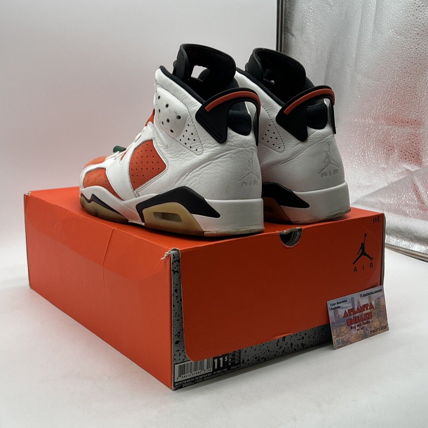 Size 11.5 - Air Jordan 6 Retro Gatorade (384664-145)