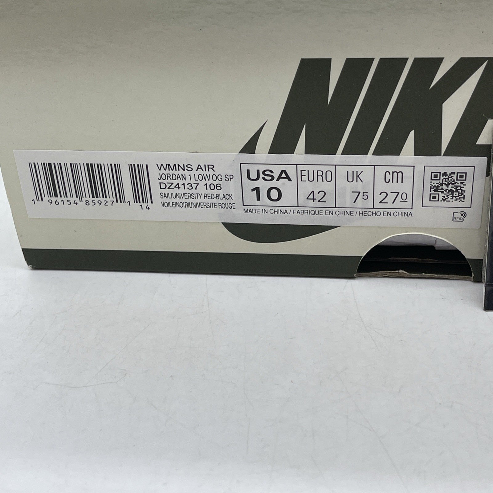 Size 10W - Air Jordan 1 Retro OG x Travis Scott Low Olive