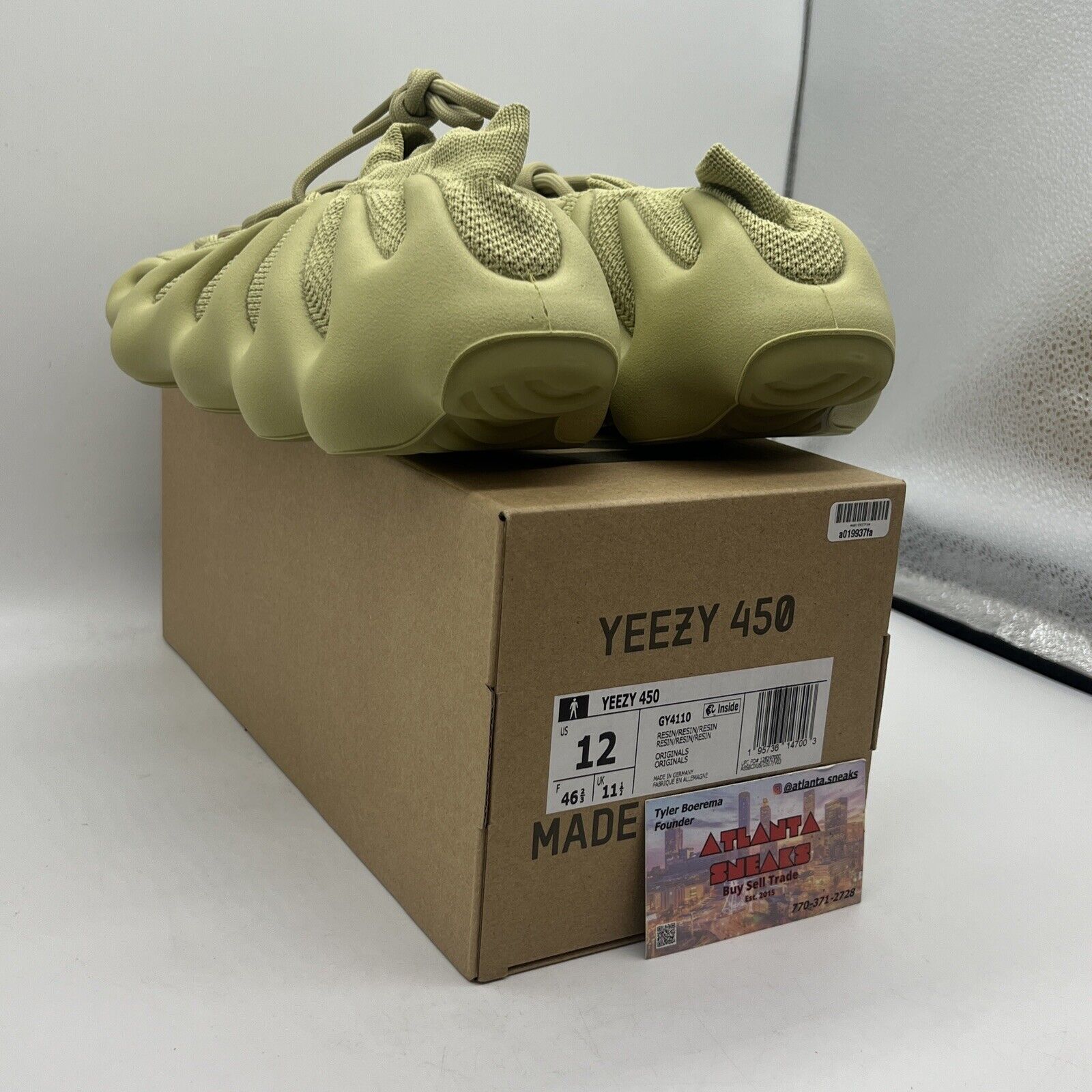 Size 12 - adidas Yeezy 450 Resin Brand New Og All