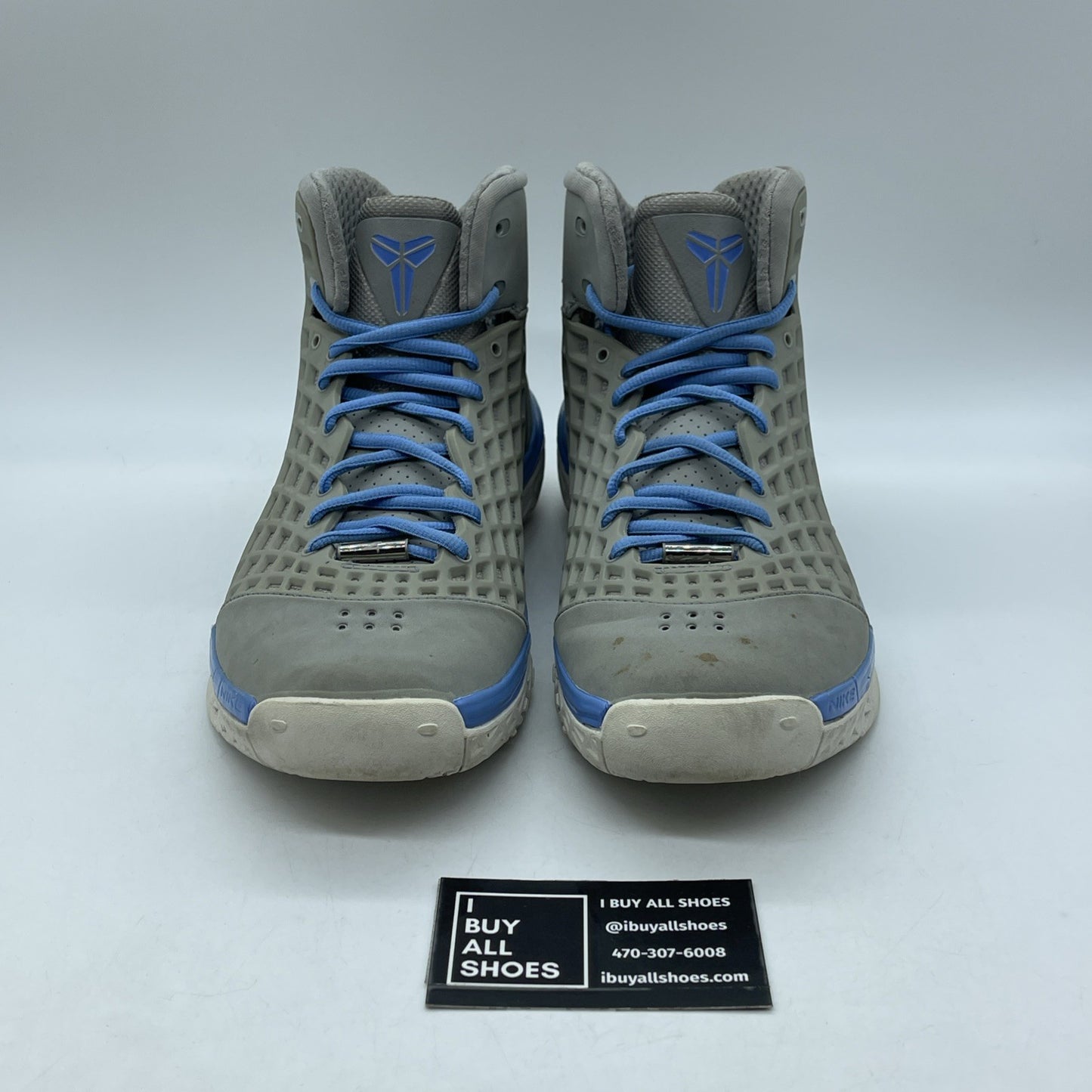 Size 9 - Nike Zoom Kobe 3 MPLS Grey Blue White Suede Leather (318090-011)