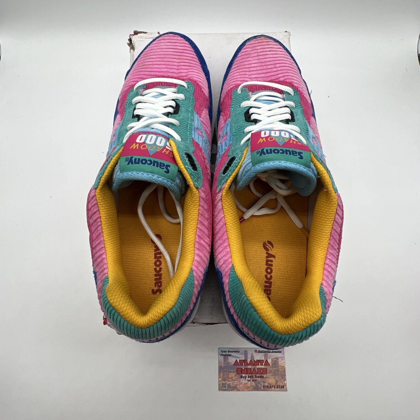 Size 14 - Saucony Shadow 5000 Patchwork Pink Blue Teal Orange (S70712-2)