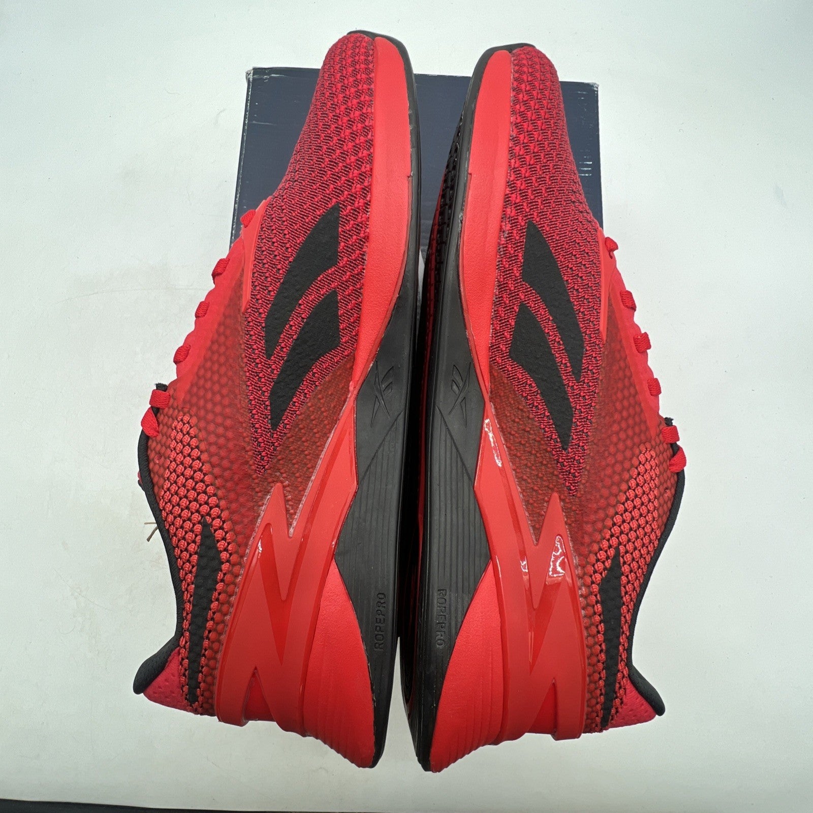 Size 8 - Reebok Nano X3 Mens Vector Red Black Lace Up Athletic Cross Training T3