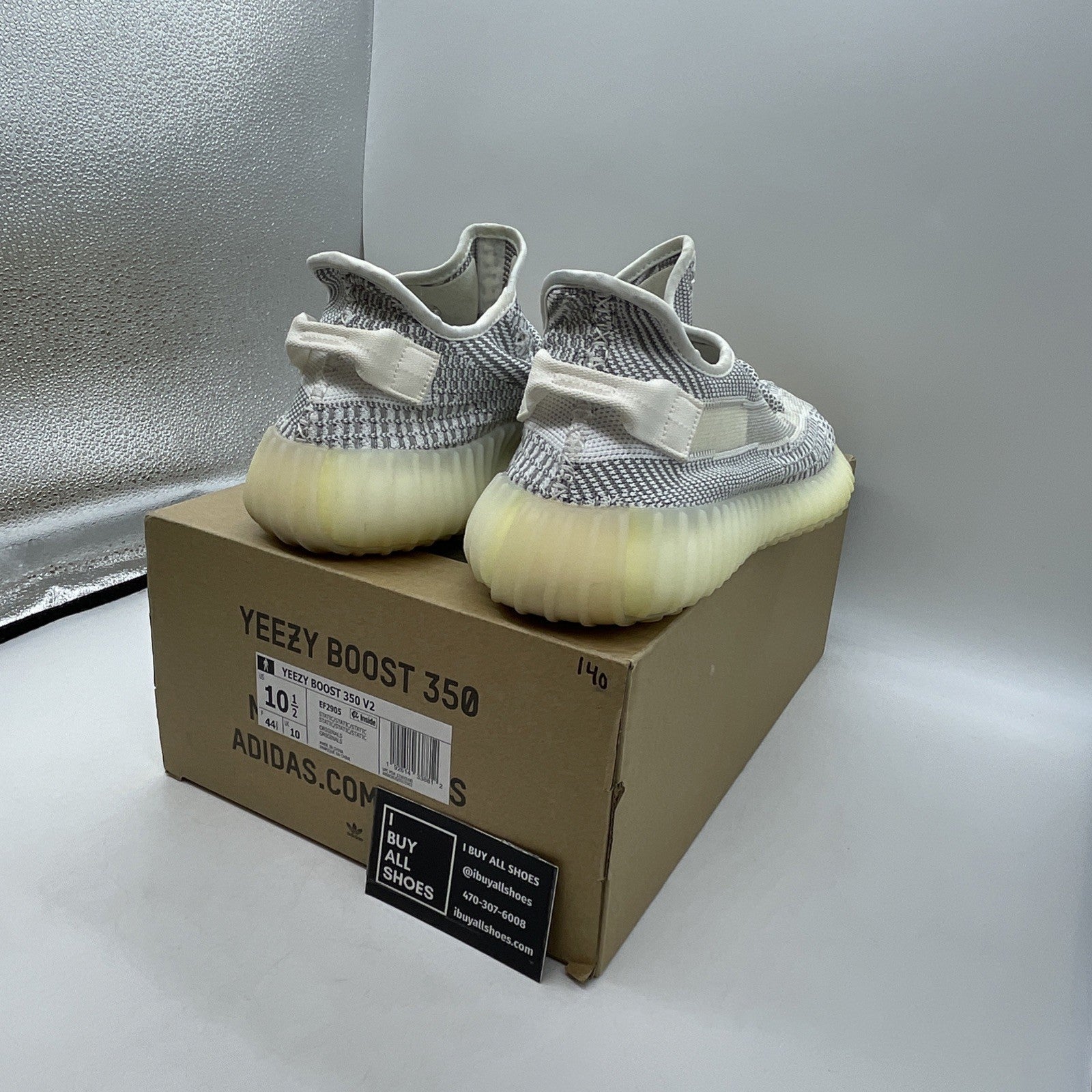 Size 10.5 - adidas Yeezy Boost 350 V2 2018 Low Static Non-Reflective (EF2905)