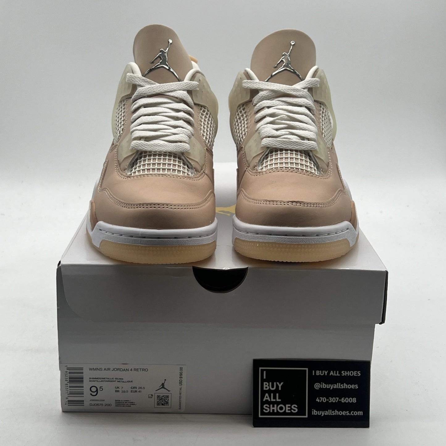 Size 9.5 - Air Jordan 4 Retro Shimmer W (DJ0675-200)