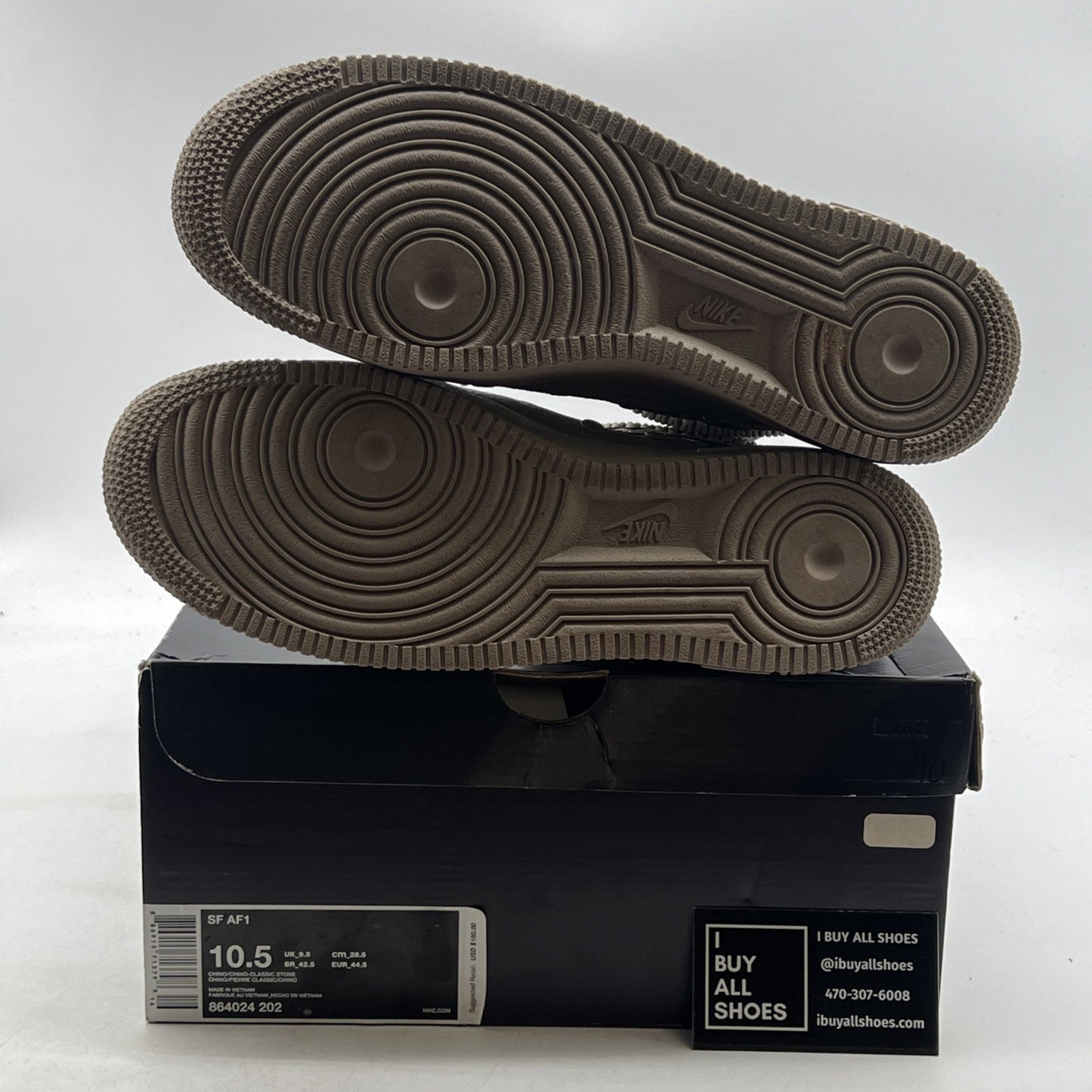 Size 10.5 - Nike SF Air Force 1 Desert Camo (864024-202)