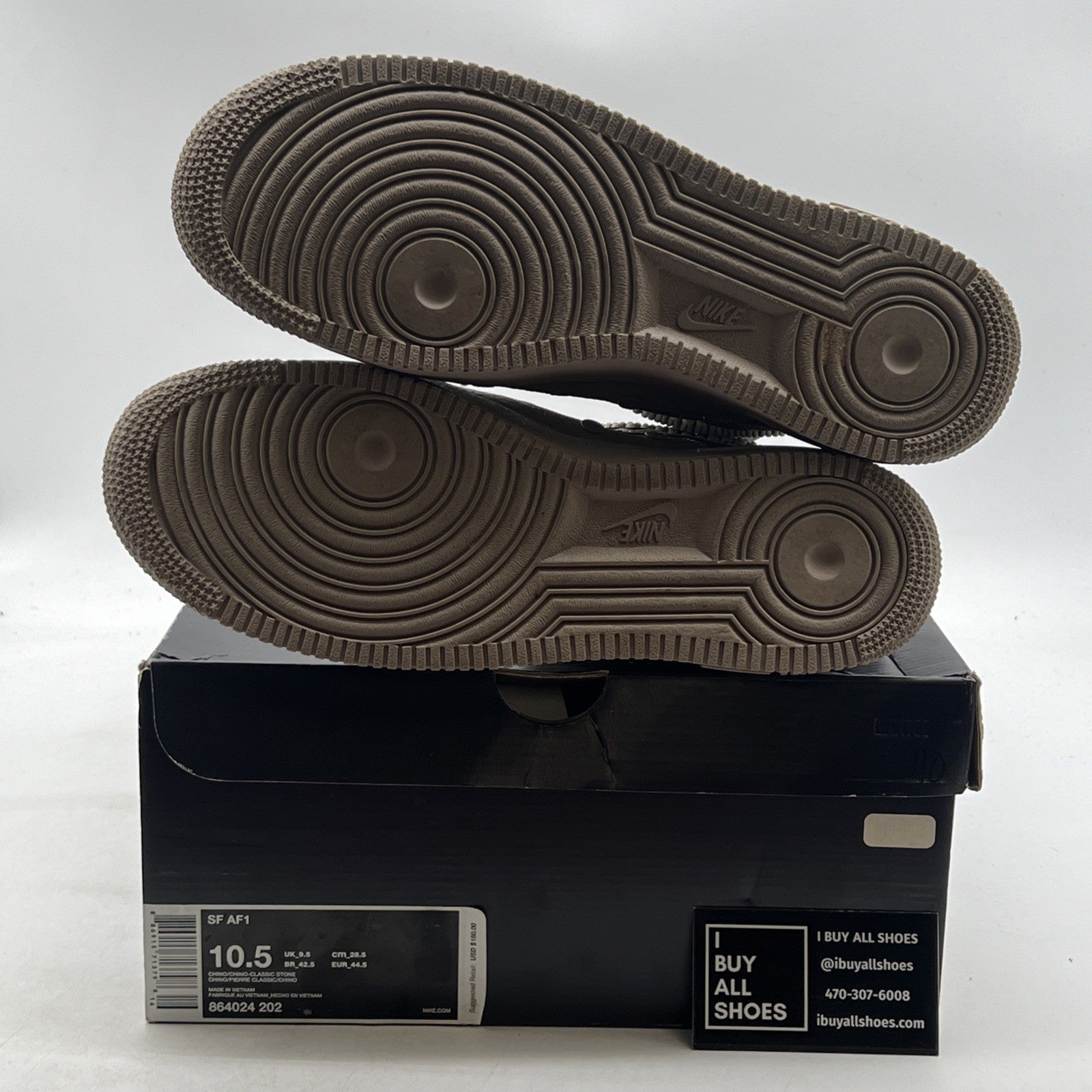 Size 10.5 - Nike SF Air Force 1 Desert Camo (864024-202)