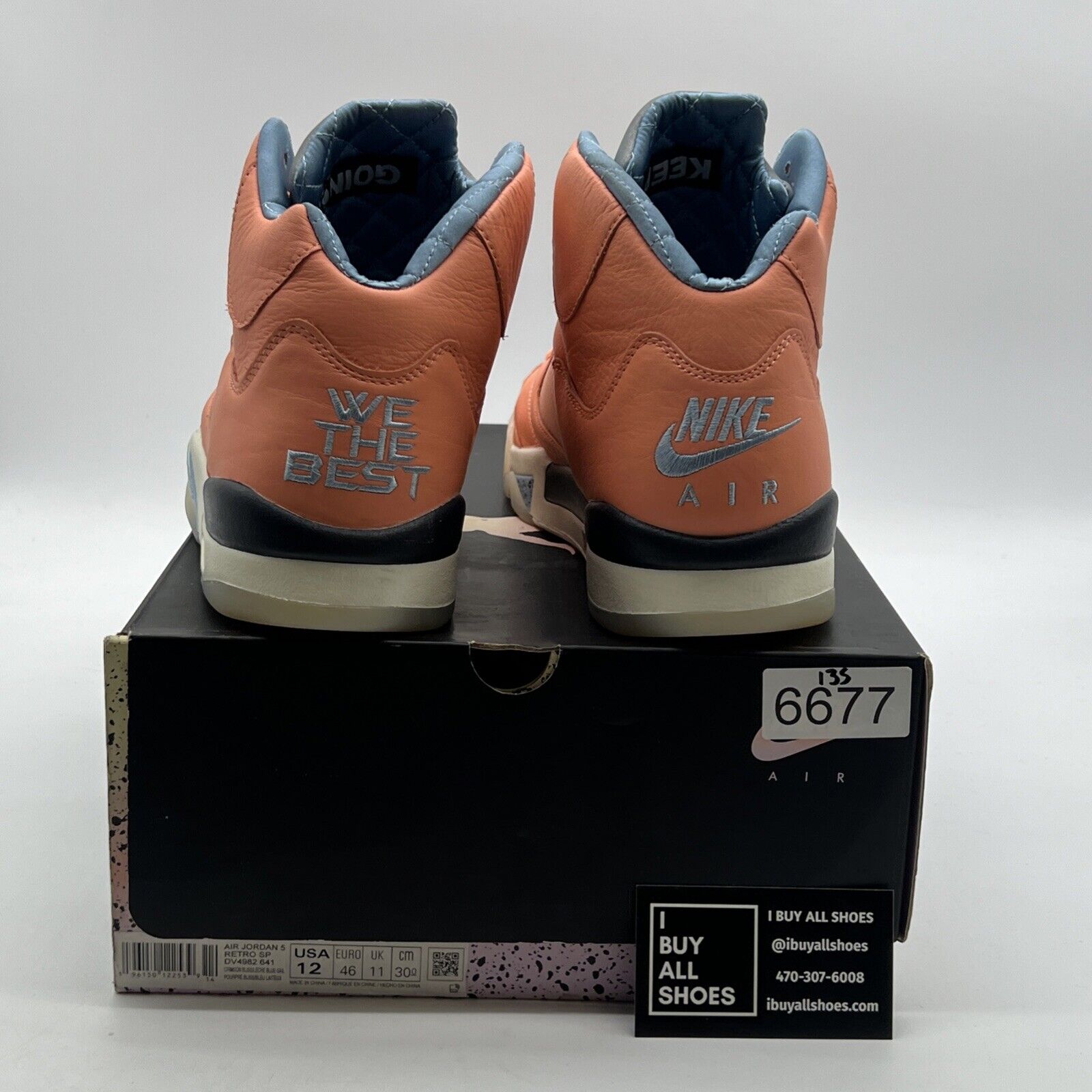 Size 12 - Air Jordan 5 Retro x DJ Khaled We The Best - Crimson Bliss DV4982-641