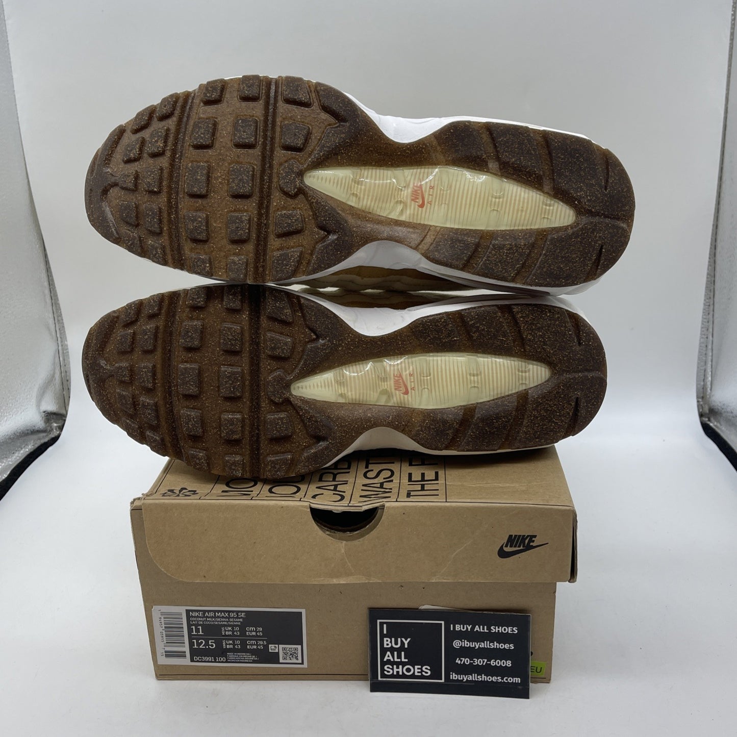 Size 11 - Nike Air Max 95 SE Cork Brown Suede (DC3991-100)