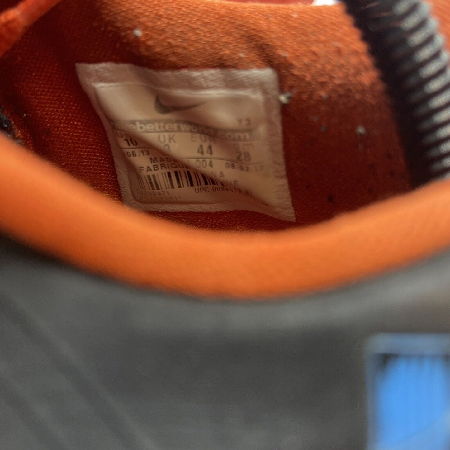 Size 10 - Nike KD 6 Away Black White Blue Orange Leather (599424-004)