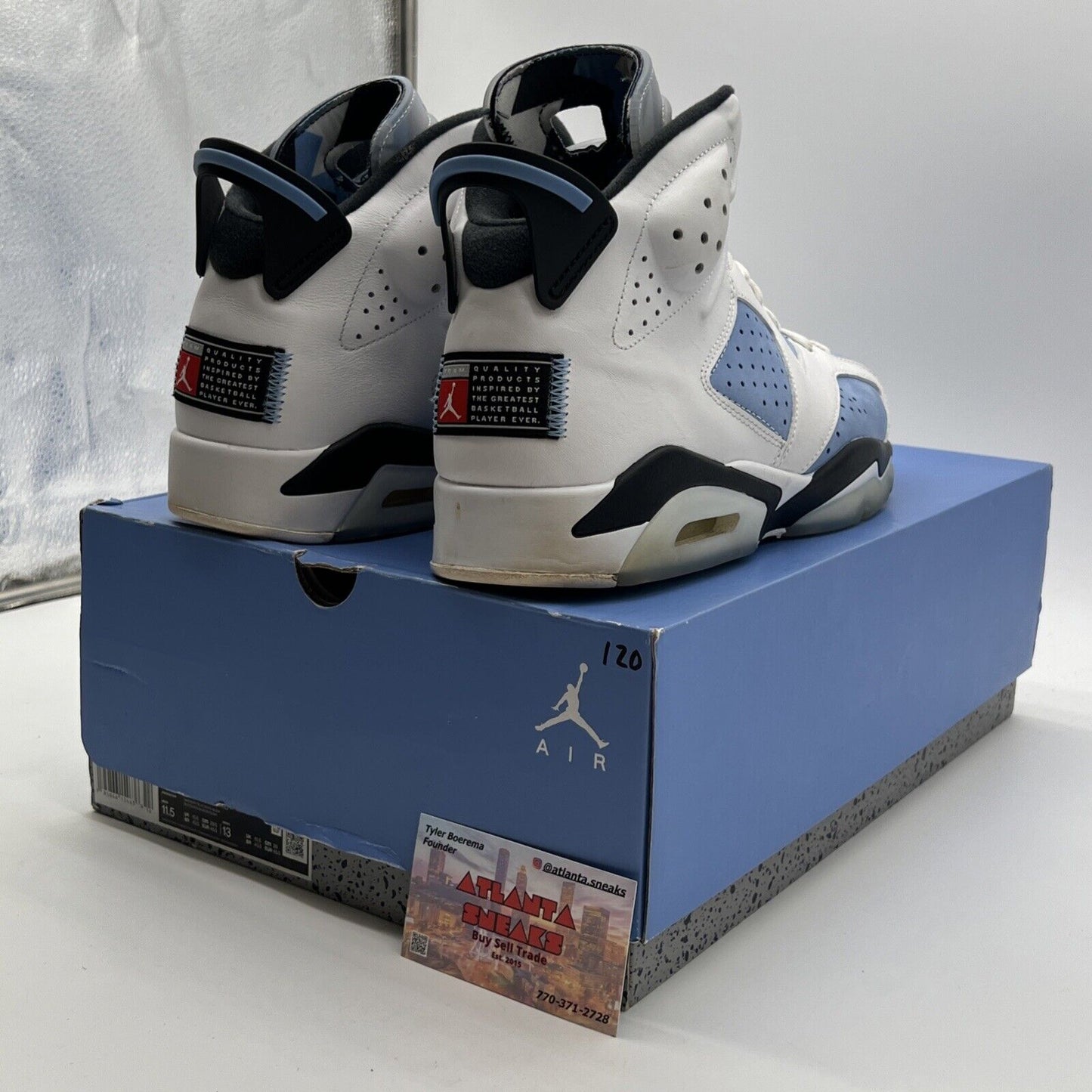 Size 11.5 - Air Jordan 6 Retro Mid UNC Home (CT8529-410)