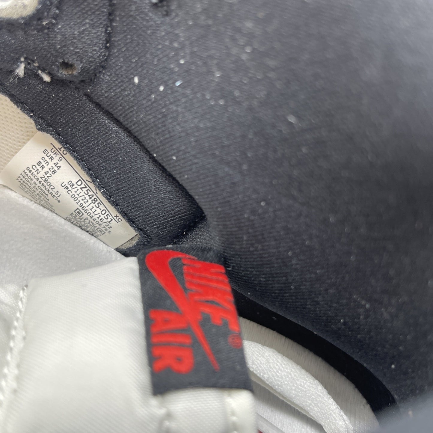 Size 10 - Air Jordan 1 Retro OG High Washed Black (DZ5485-051)
