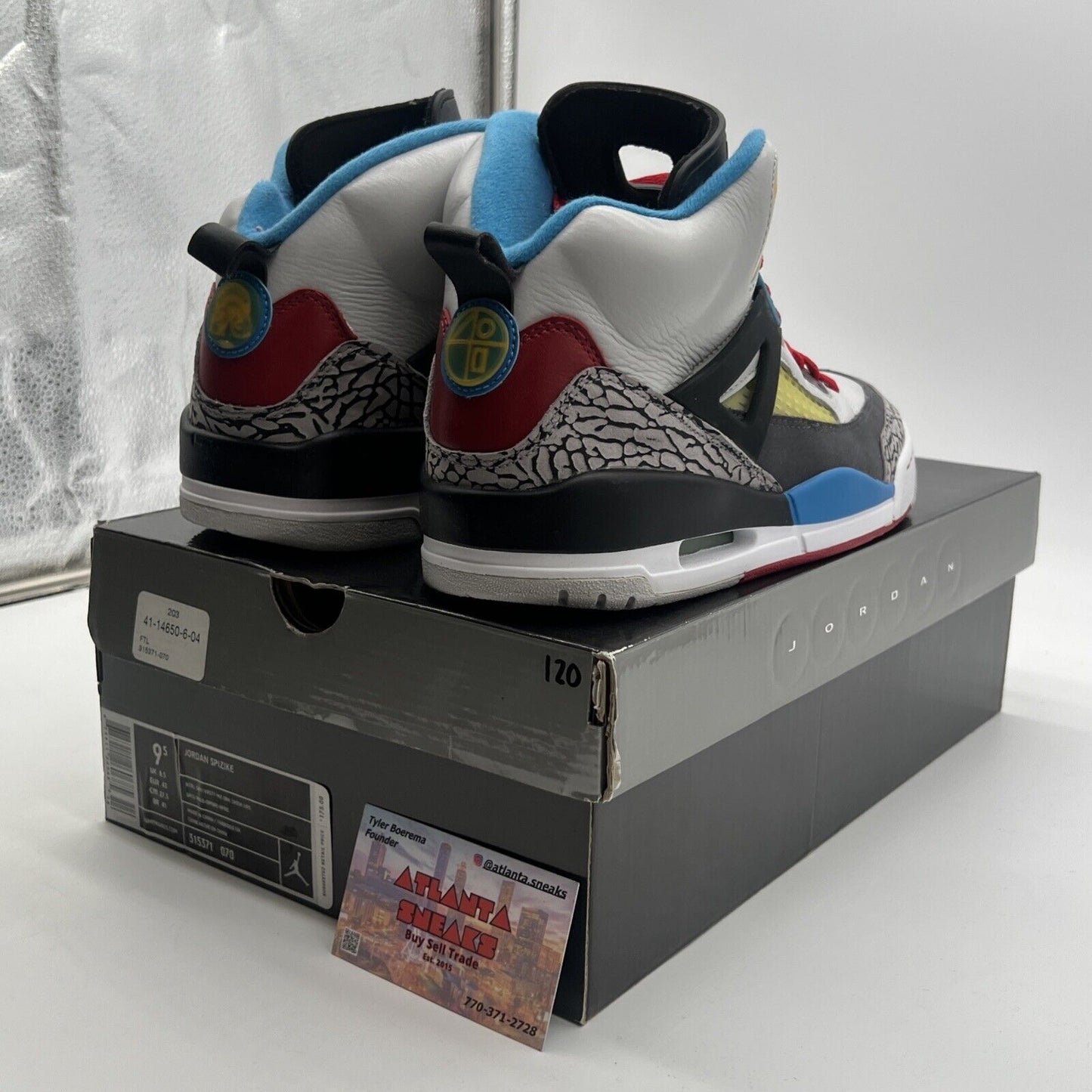 Size 9.5 - Jordan Spizike Bordeaux (315371-070)