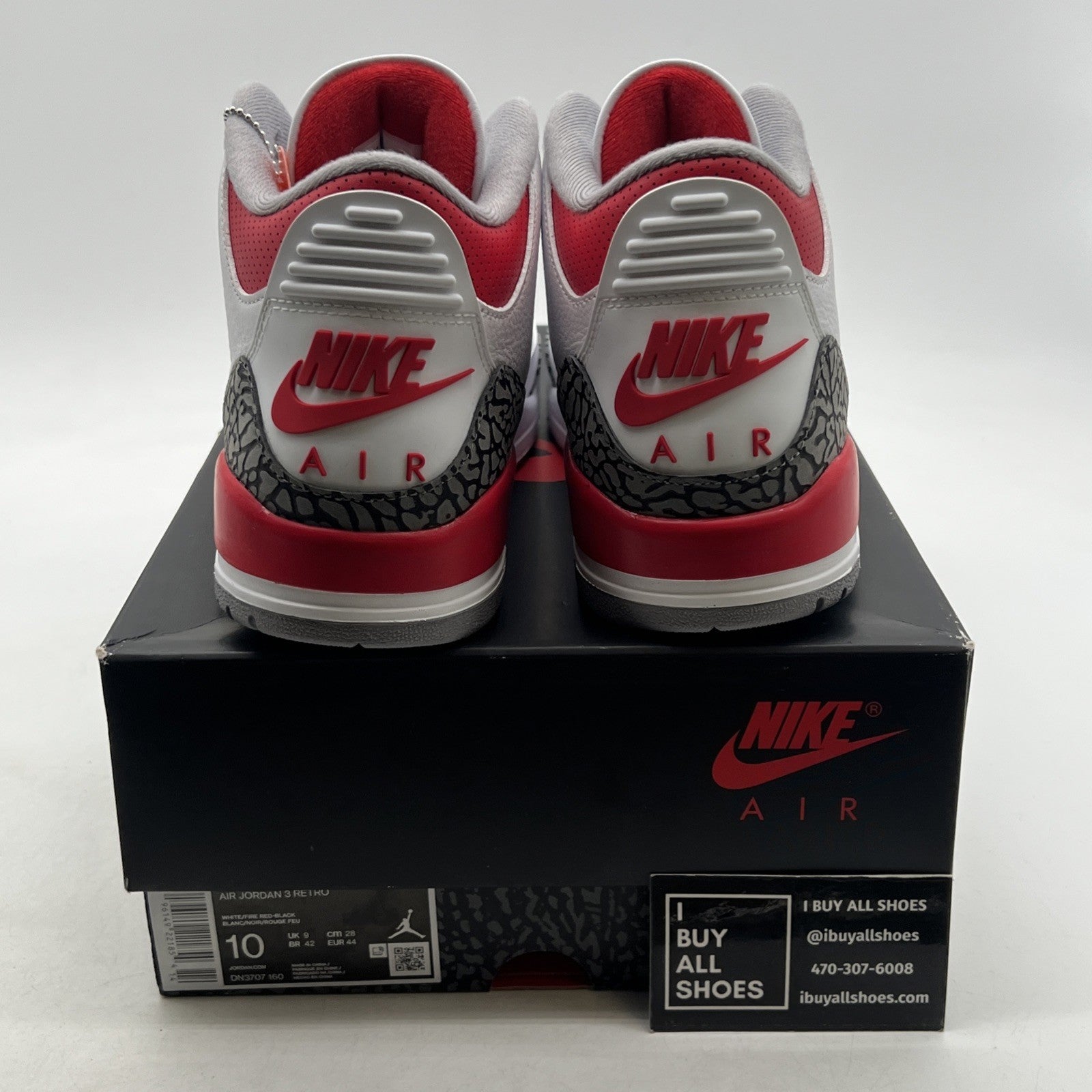 Size 10 - Air Jordan 3 Retro Mid Fire Red (DN3707-160)