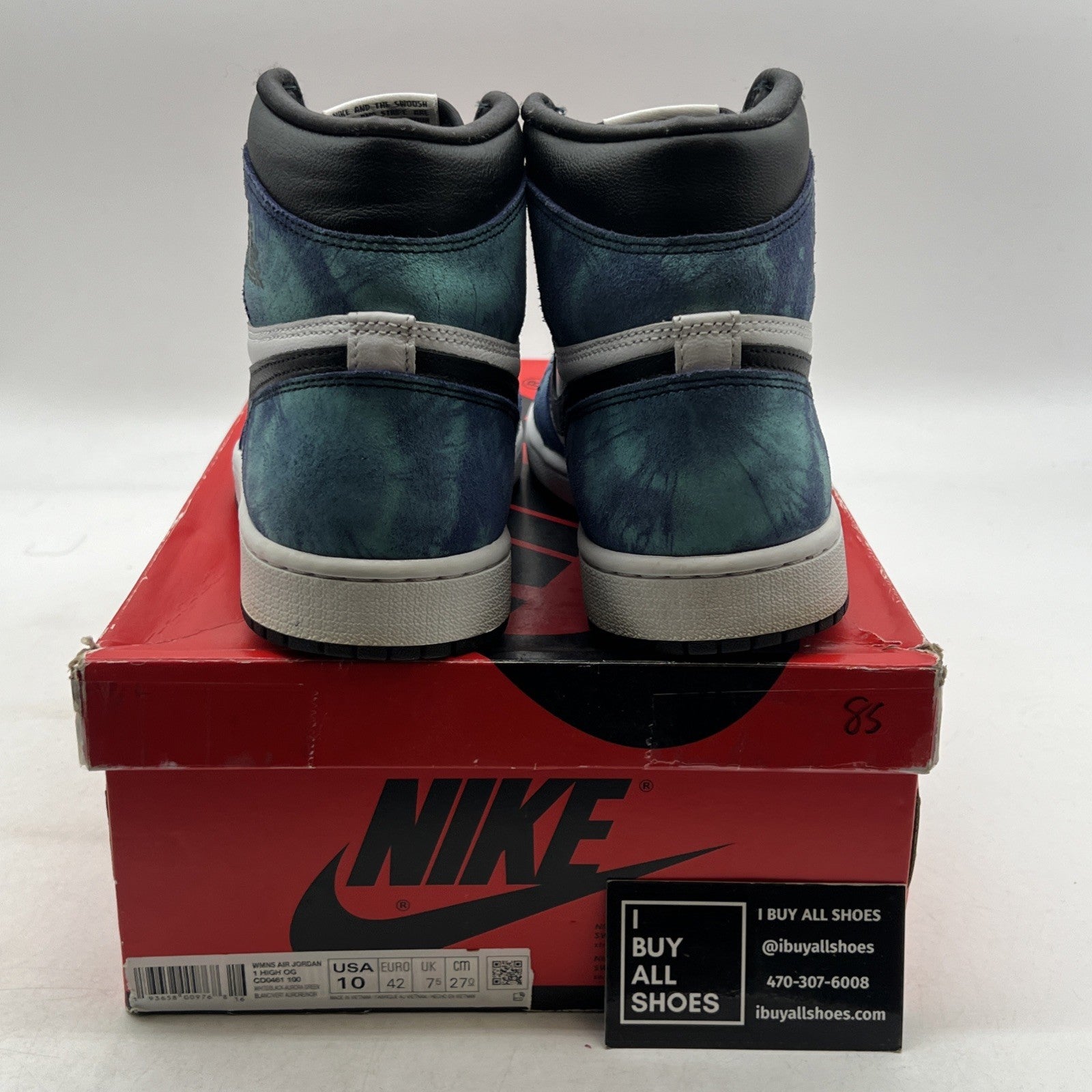 Size 10 - Air Jordan 1 Retro OG High Tie-Dye W (CD0461-100)