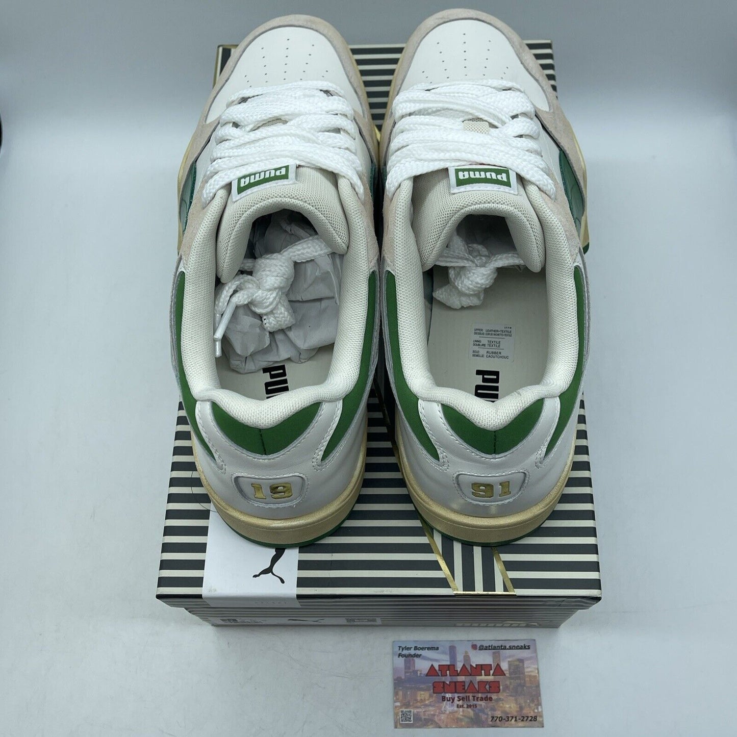 Size 13 - PUMA Rhuigi x Slipstream Pristine Juniper Tan Green (391331-01)