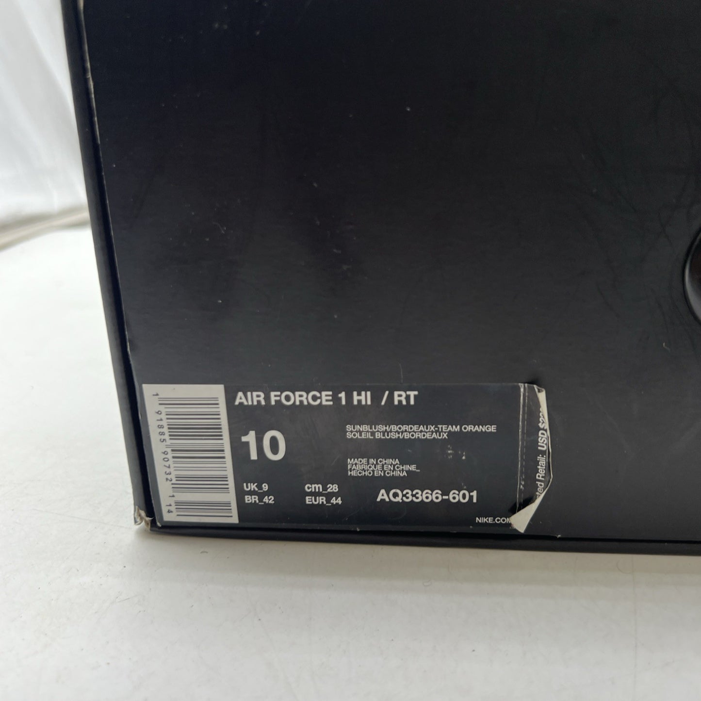 Size 10 - Riccardo Tisci x NikeLab Air Force 1 High Victorious Minotaurs