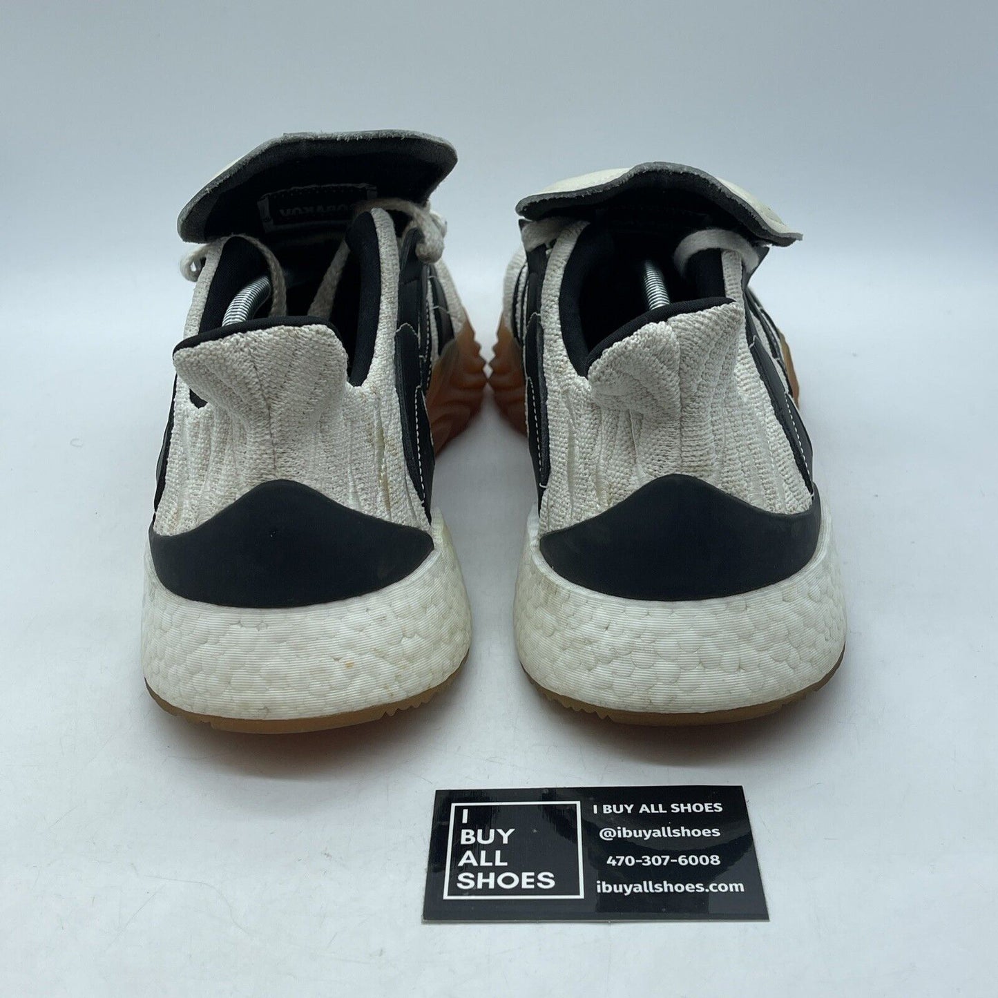 Size 13.5 - adidas Sobakov Boost Chalk Gum Brown Black Suede Leather (BD7674)