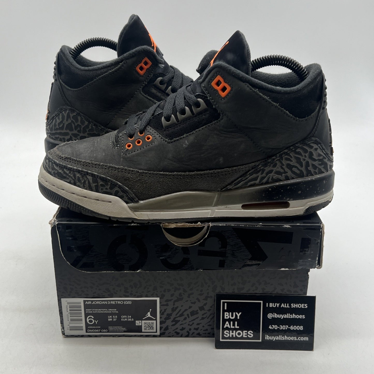 Size 6Y - Air Jordan 3 Retro 2023 Mid Fear (DM0967-080)
