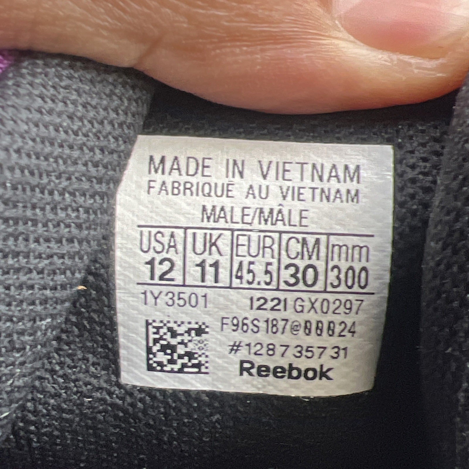 Size 12 - Reebok InstaPump Fury Zone Aubergine (GX0297)
