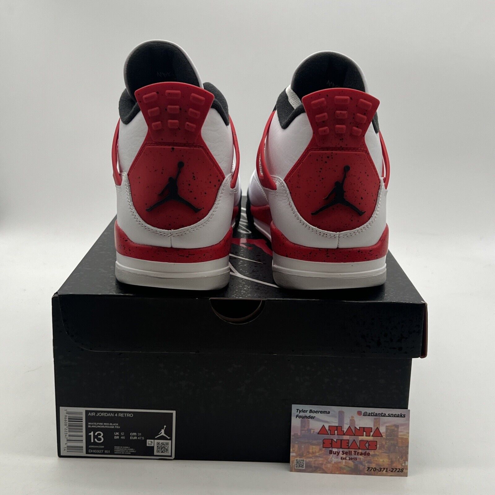 Size 13 - Air Jordan 4 Retro Mid Red Cement (DH6927-161)