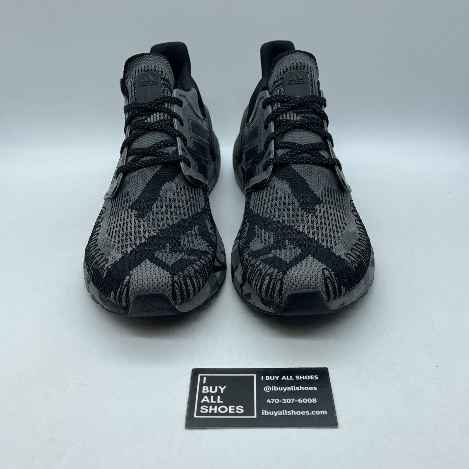 Size 10.5 - adidas UltraBoost 20 Geometric Pack - Core Black Grey (FV8329)