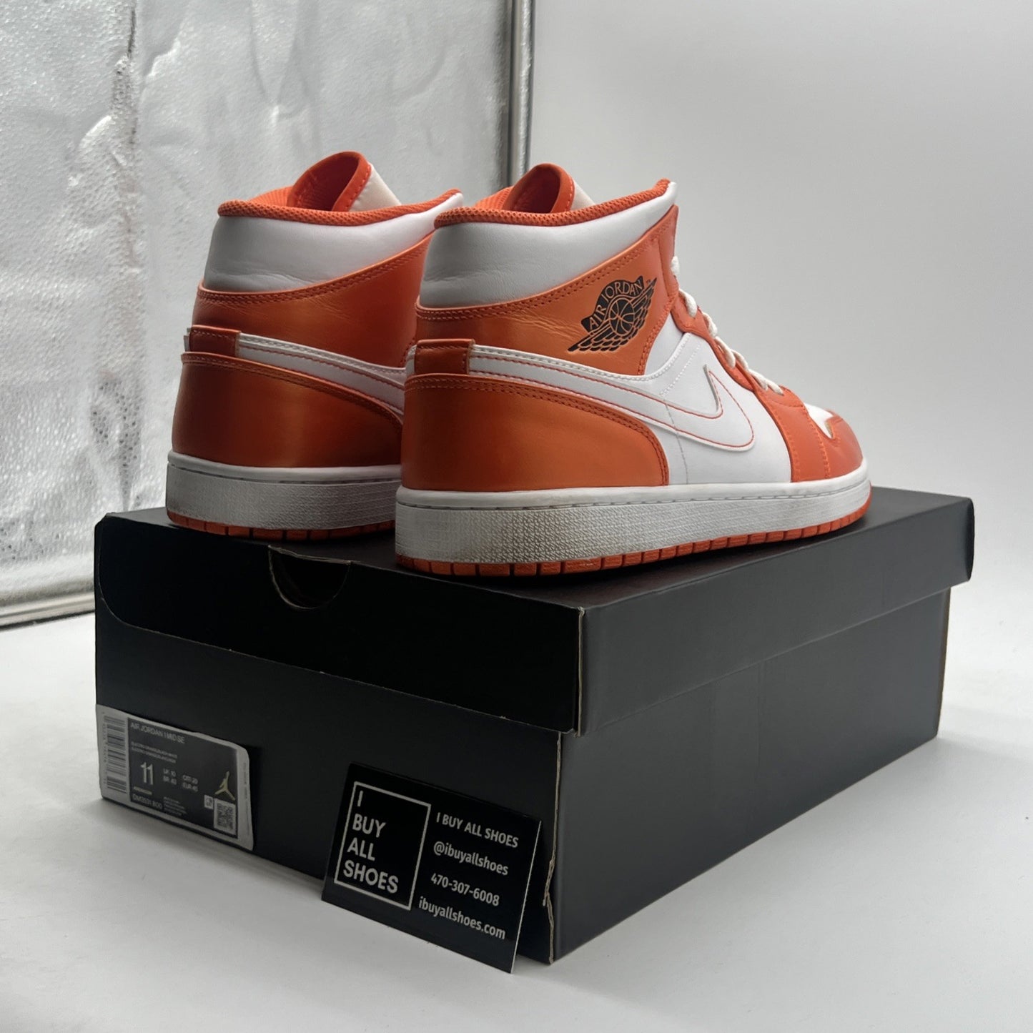 Size 11 - Air Jordan 1 SE Mid Electro Orange (DM3531-800)