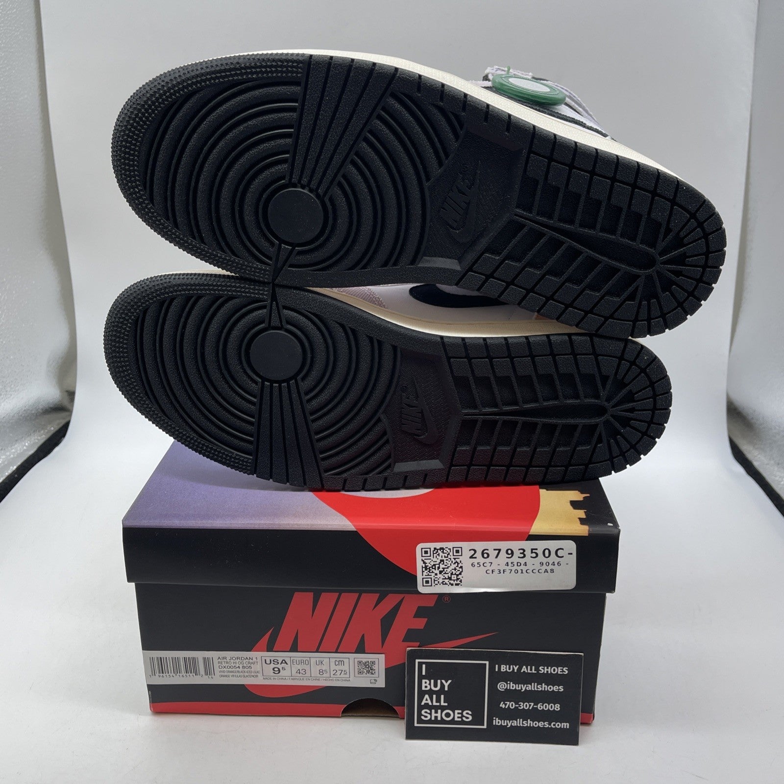 Size 9.5 - Air Jordan 1 Retro OG High Skyline White Pink Suede (DX0054-805)